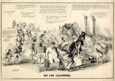 Kaliforniaan, 1849 tekijältä Manning